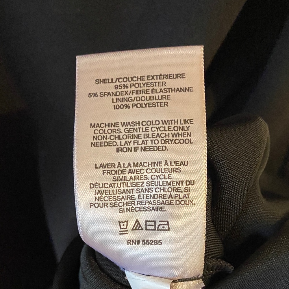 Express Black Belted Sheath Dress - Picture 6 of 6